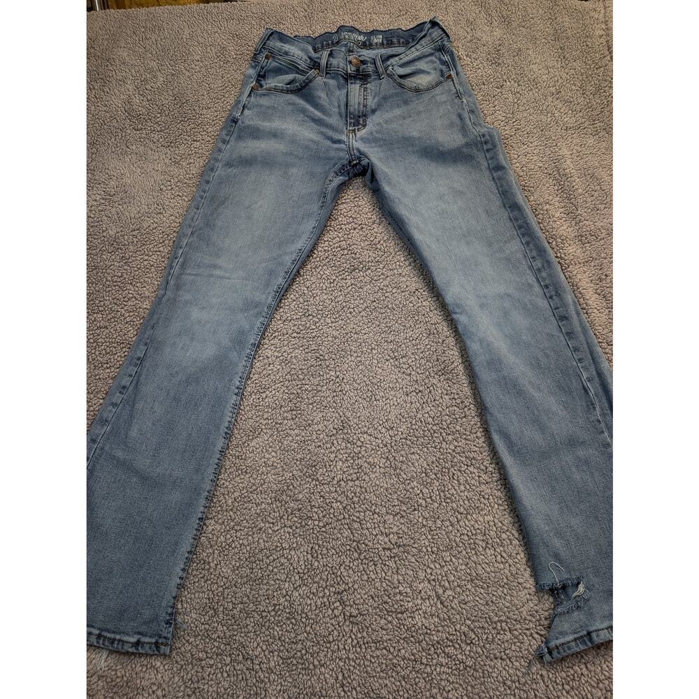 Wrangler Retro Jeans Men's Size 31x34 Blue Slim Boot (0508)